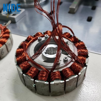2 Stations Wheel Hub Motor Stator Winding Machine Automatic Self Balance Scooter