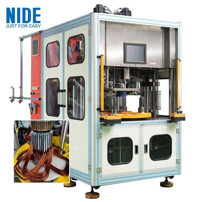 Full Auto Stator Winding Machine / Inserting Machine For Single Phase Fan Motor