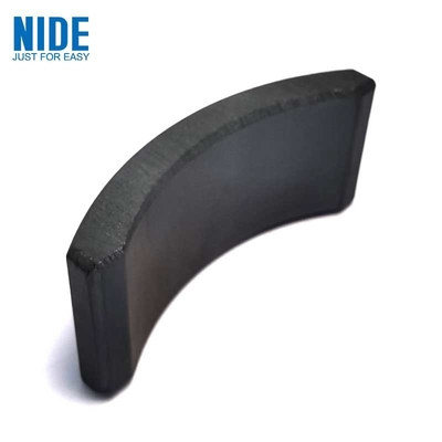 Permanent DC Motor Arc Segment Magnets / Arc Ferrite Magnets Natural Color