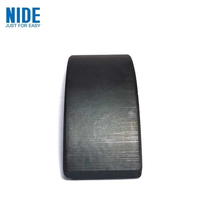 Permanent DC Motor Arc Segment Magnets / Arc Ferrite Magnets Natural Color