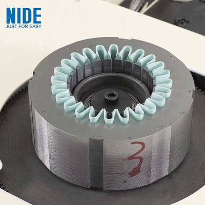 Stator Slot Insulation Paper Insertion Machine For Induction Motor Single Working Station