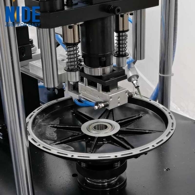 BLDC Wheel Motor Bearing Oil Seal Automatic Pressing and Guling Machine