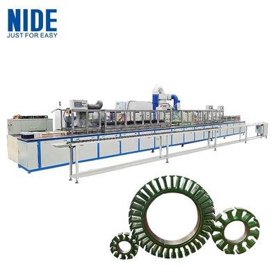 Electrostatic Powder Coating Automatic Line For Brushless Motor Stator Core Insulation