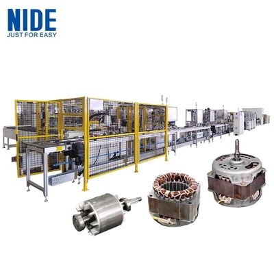 Automatic Washer Induction Motor Stator And Rotor Assembly Line
