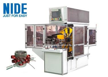 Automatic Coil Winding Machine , Alternator Motor Generator Motor Stator Wave Winding Machine