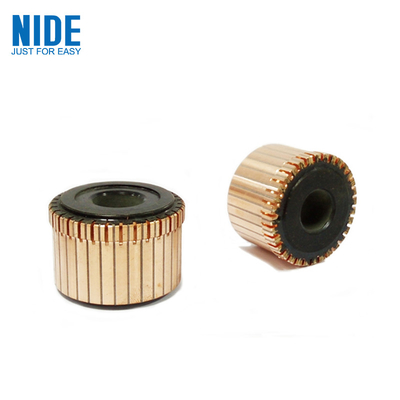 Copper Electric Forklift DC Motor Commutator Wear Resistant