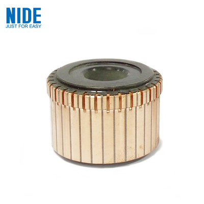 Copper Electric Forklift DC Motor Commutator Wear Resistant