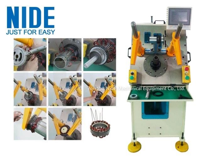 Automatic Stator Winding Coil &amp; Wedge Inserting Machine With PLC control