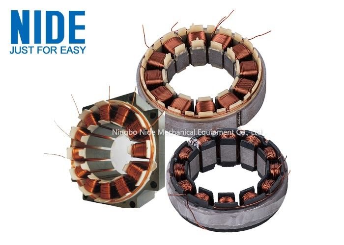 Automatic BLDC electric motor inner stator winding production assembly line machine