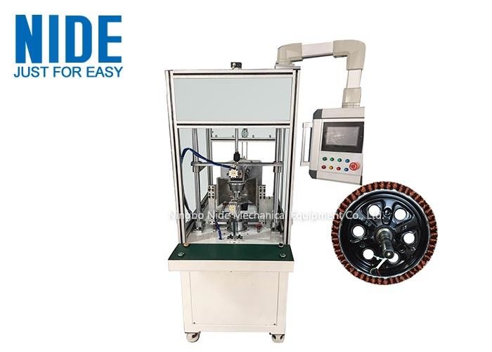 Automatic wheel hub motor stator winding machine , electric scooter flyer coil winder