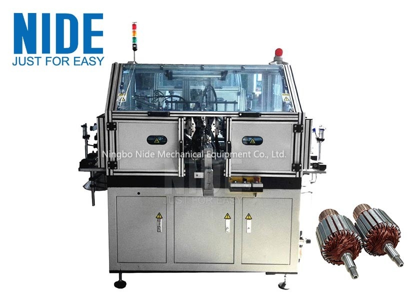 Semi - Auto Armature Coil Winding Machine For Slot Motor Wire Winding