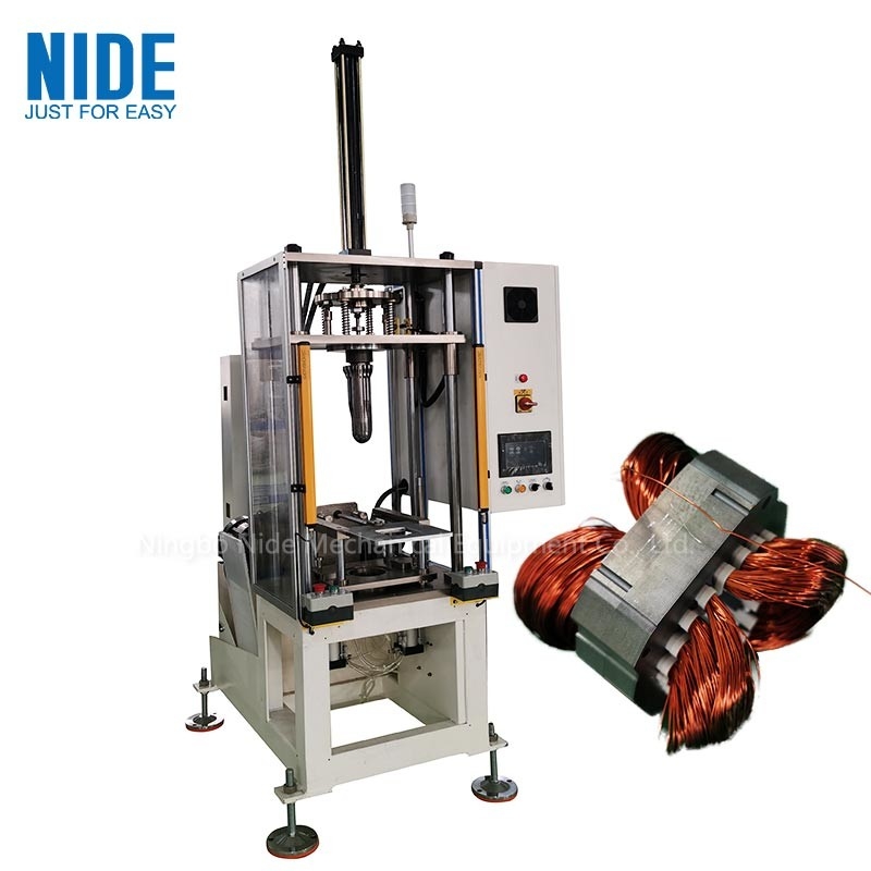 380V Motor Stator Shaping Coil Forming Machine Semi Automatic Pump