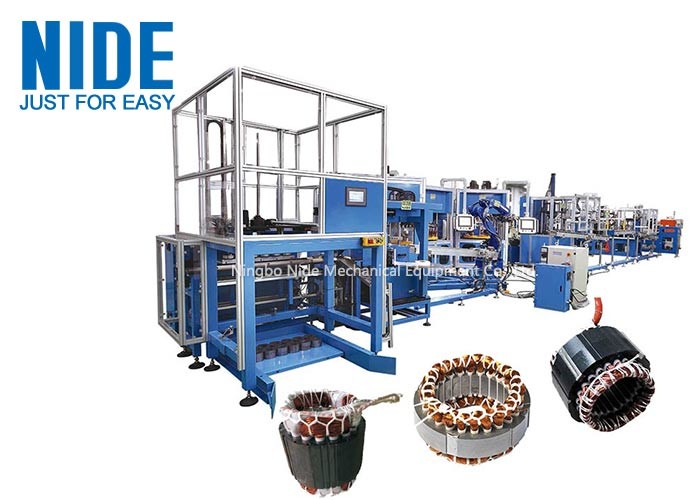 High Automation Motor Production Line Stator Winding Machine New Condition